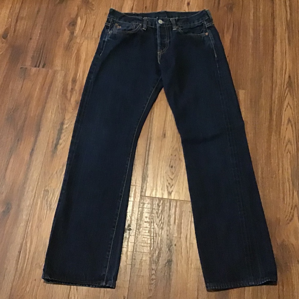 SOLD Euc RRL straight leg jeans Sz 28x34 - Picture 5 of 7